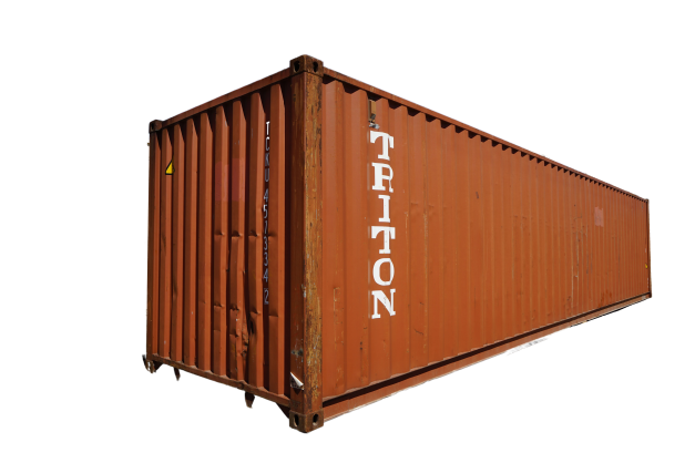 40' Standard Cargo Worthy Container — 40 Standard Cargo Worthy BackResized