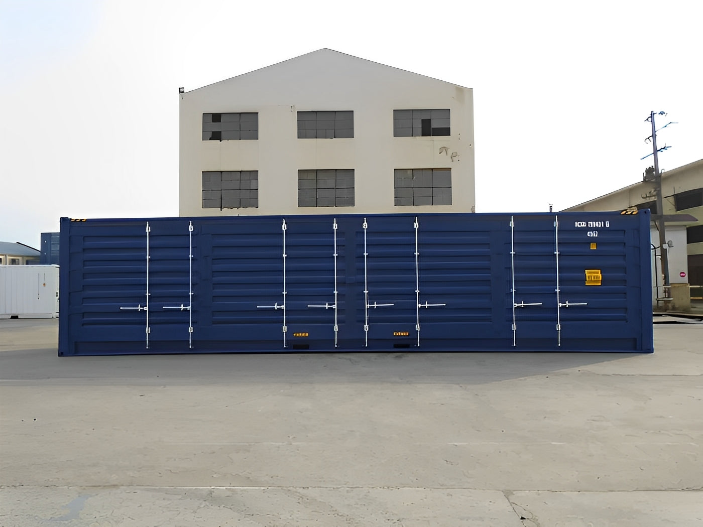 40Ft Full Side Access Container High Cube (9′ 6″ High) - Act Now — 40ft High Cube Open Side2