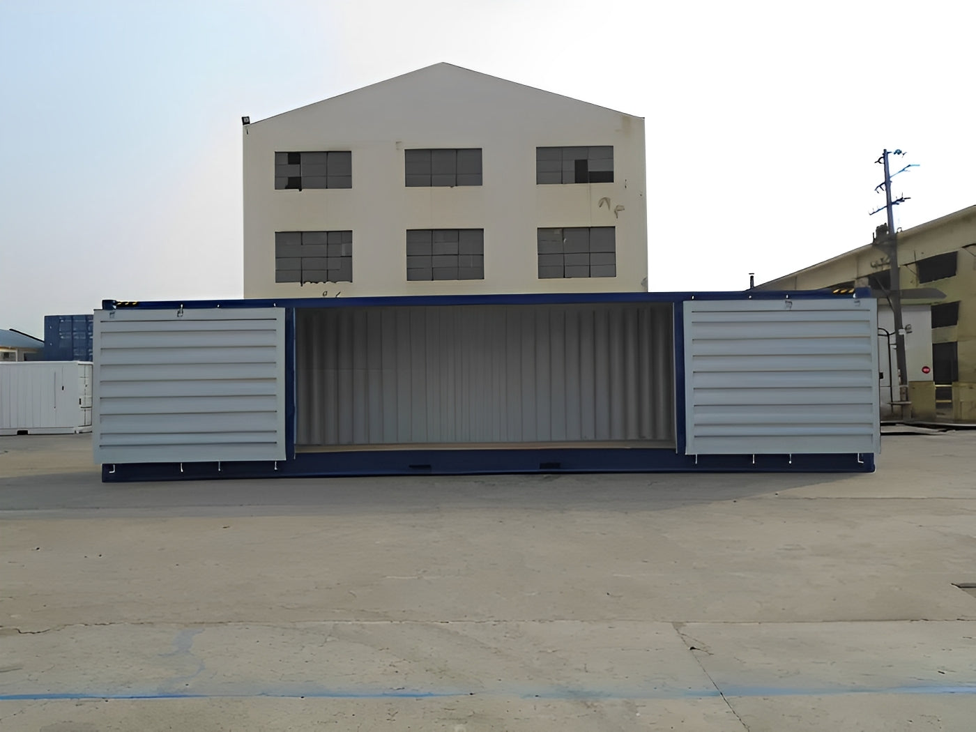 40Ft Full Side Access Container High Cube (9′ 6″ High) - Act Now — 40ft High Cube Open Side9