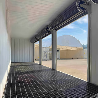 40ft High Cube Shipping Container With 4 Roll-Up Doors — 40ft High Cube Shipping Container With 4 Roll Up Doors2
