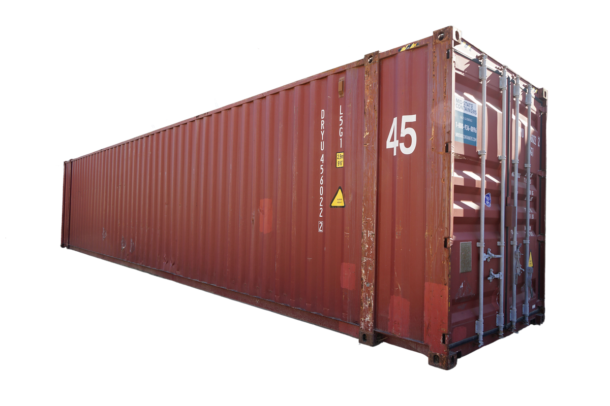 45' High Cube Cargo Worthy Premium Container — 45 HCCargoWorthyPremiumResized PS BG