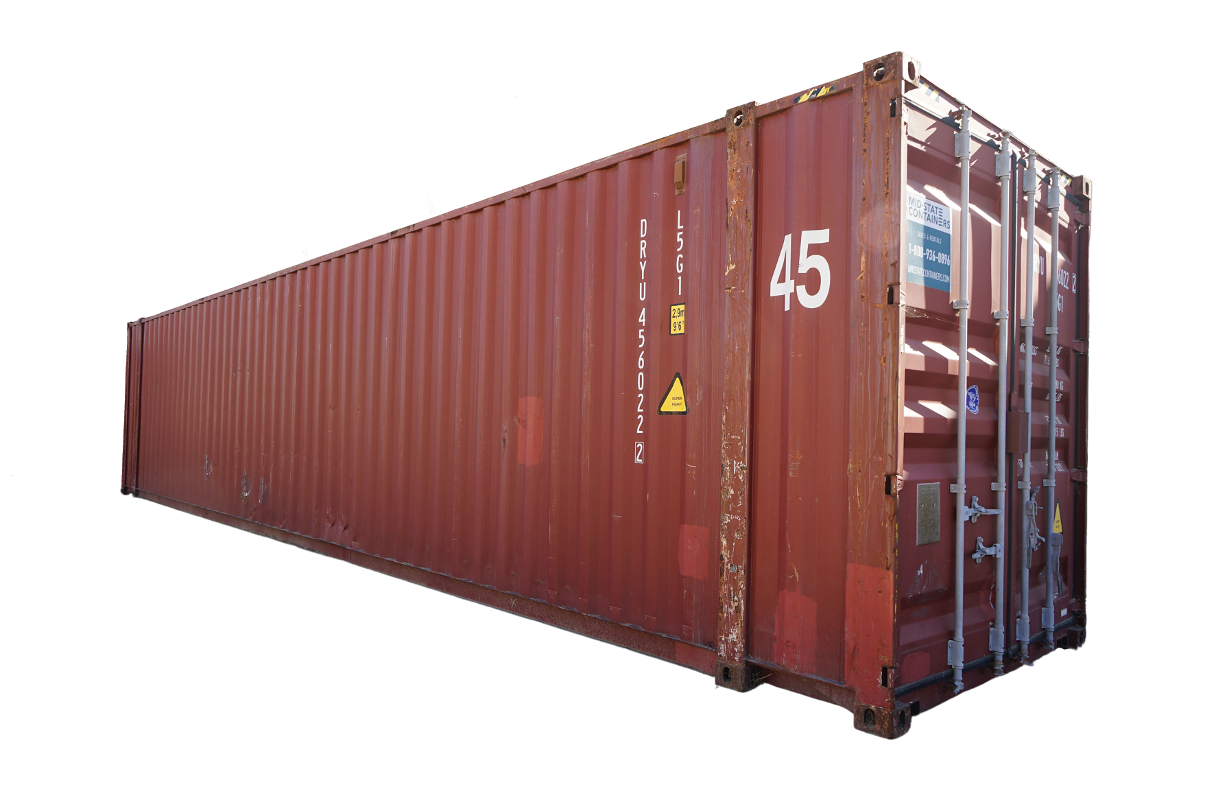 45' High Cube Cargo Worthy Premium Container