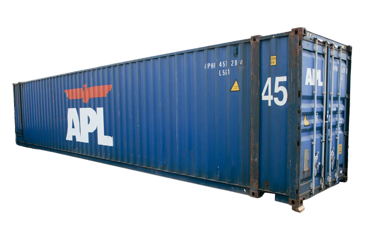 45' High Cube Cargo Worthy Container — 45 HCCargoWorthy PS BG