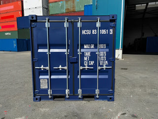 8ft Shipping Container One Trip Blue – Secure Compact Storage USA — 8Ft One Trip blue