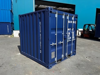 8ft Shipping Container One Trip Blue – Secure Compact Storage USA — 8Ft One Trip blue1