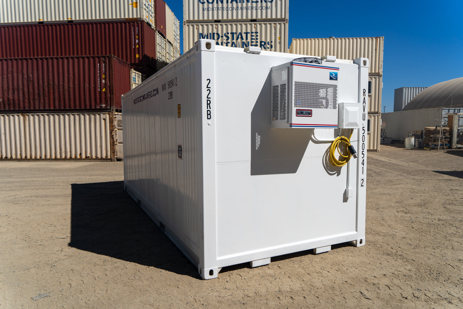 20' STD New Refrigerated Container (Single Phase 3.5 HP Freezer) — Single Phase Reefer 20 4