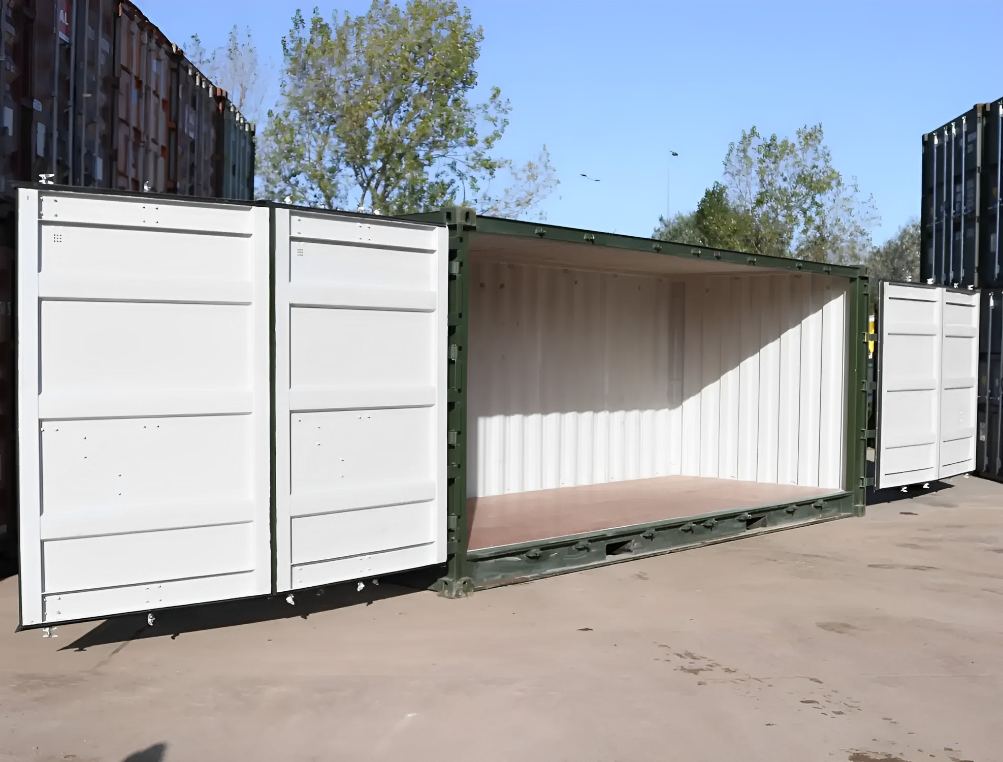 Used 20Ft Open Side / Full Side Access Container - Quality Product — Used 20Ft Open Side1
