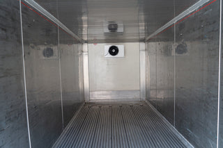 20' STD Refrigerated Container Used Box - New Motor (Single Phase 2.5 HP Cooler) — Used 20 Single Phase Refrigerated Containe