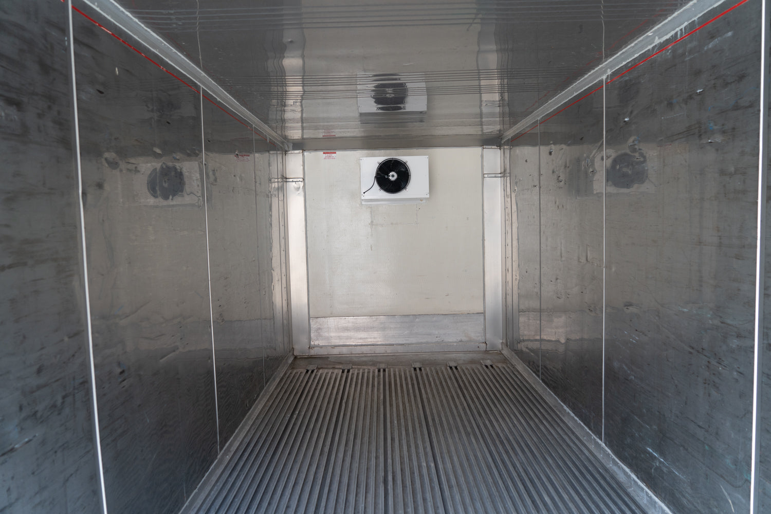 20' STD Refrigerated Container Used Box - New Motor (Single Phase 2.5 HP Cooler) — Used 20 Single Phase Refrigerated Containe