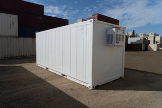 20' STD Refrigerated Container Used Box - New Motor (Single Phase 2.5 HP Cooler) — Used 20 Single Phase Refrigerated Containe
