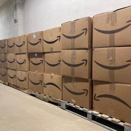 Amazon coffin box pallets – Bulk liquidation sales