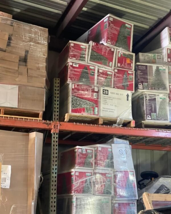 Christmas pine trees load - Bulk liquidation sales